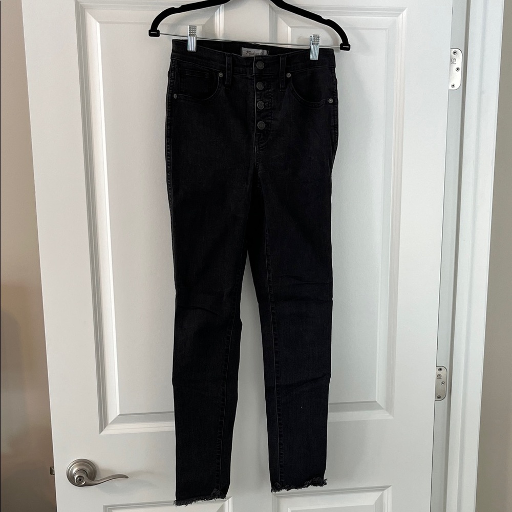 Madewell Women's High Rise Black Jeans